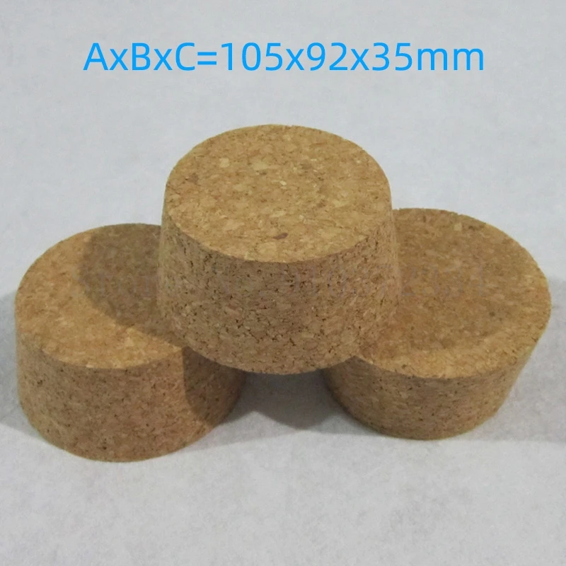 2 ピース/ロットビッグサイズトップ直径 51 ミリメートルに 105 ミリメートル木製コルクキャップ魔法瓶ボトルストッパーエッセンシャルオイルプディングガラスボトル蓋