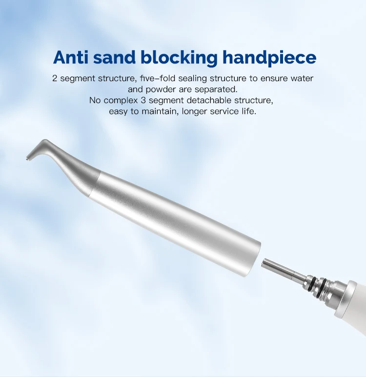 AZDENT Dental Air Polisher Dental Subgingival Handstück Griff Düsen Werkzeug Passend für EMS Air-Flow Ultraschall-Periodontal-Scaler – Detail 7