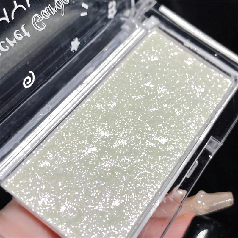 Highlighter Mashed Potato Texture Diamond Highlighter Powder Not Dry Glitter Face Contour Shimmer Illuminator Makeup Cosmetics