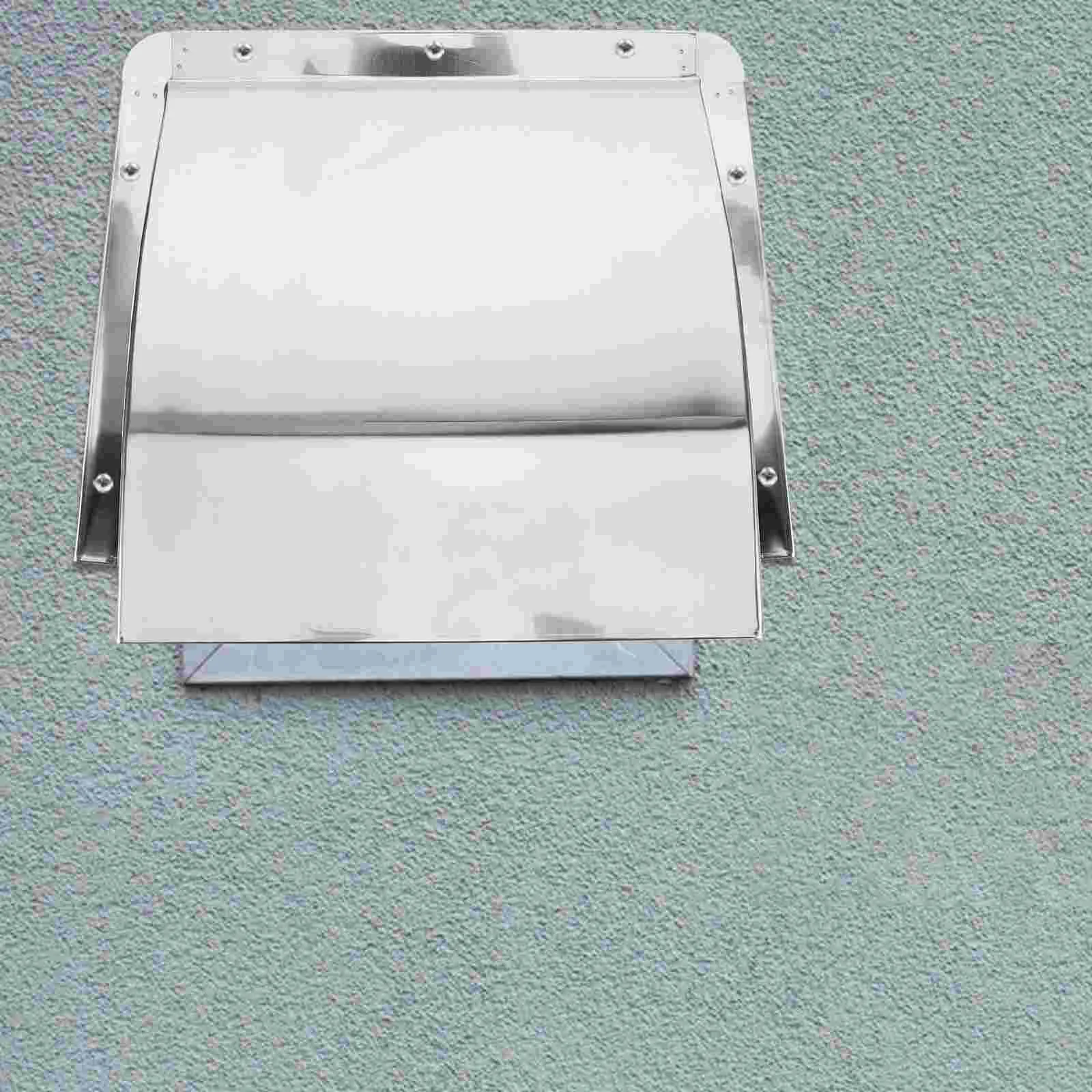 Capuchon de sortie de hotte d'accès de cuisine, pare-brise en acier inoxydable, conduit de ventilation en métal pour l'extérieur