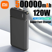 Xiaomi 120W 50000mAh Power Bank Portable Super Fast Charging External Battery Powerbank High Capacity Power Bank For Multi Devic