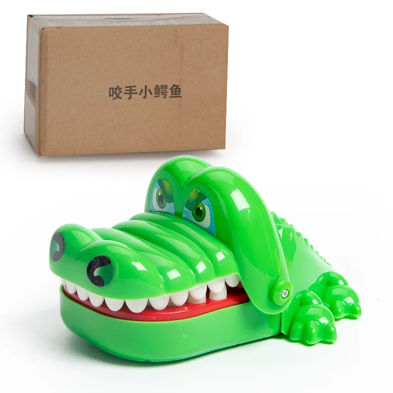 The Whole Toy Large Bite Hand Crocodile Toys Shark Teeth Pulling Game Bite Finger Crocodile Toys