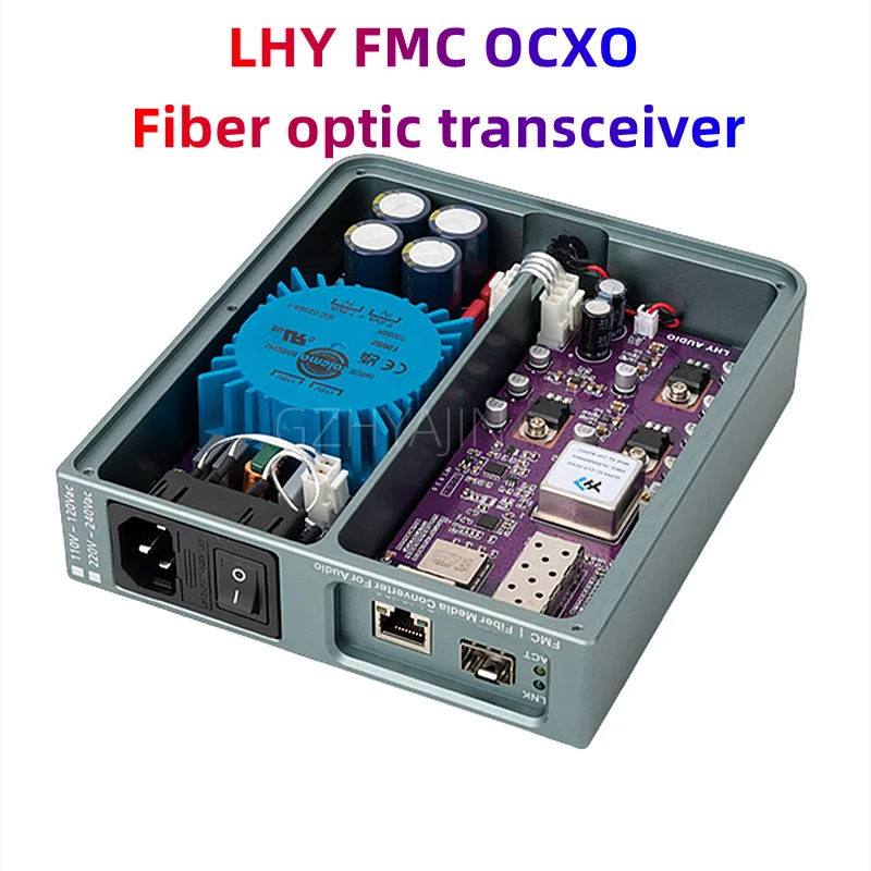 

LHY аудио FMC HIFI лихорадка Ethernet сетевой очиститель оптоволоконный трансивер OCXO кварцевый генератор с постоянной температурой