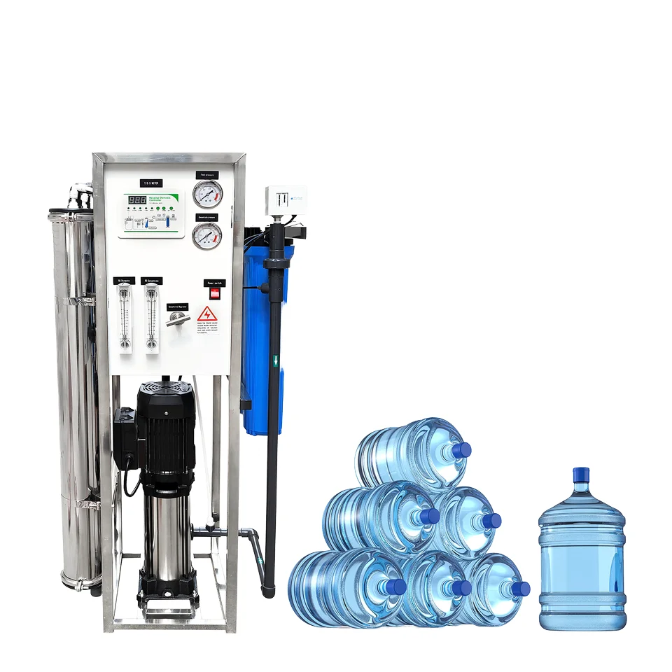 500LPH Small Water Treatment Equipment Groundwater Well Water Reverse Osmosis Machinery Ro Filter  Water Making Machine