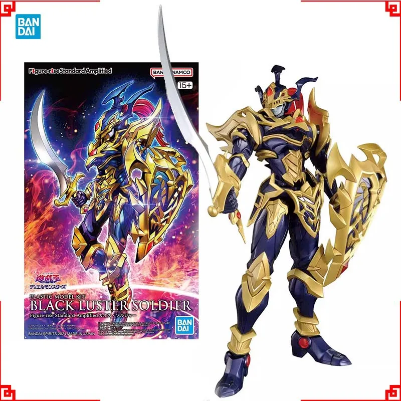 

Bandai Yu Gi Oh Duel Monsters Model Kit FRS Black Luster Soldier Фигурка Строительный комплект Коллекционные фигурки аниме Игрушки в подарок
