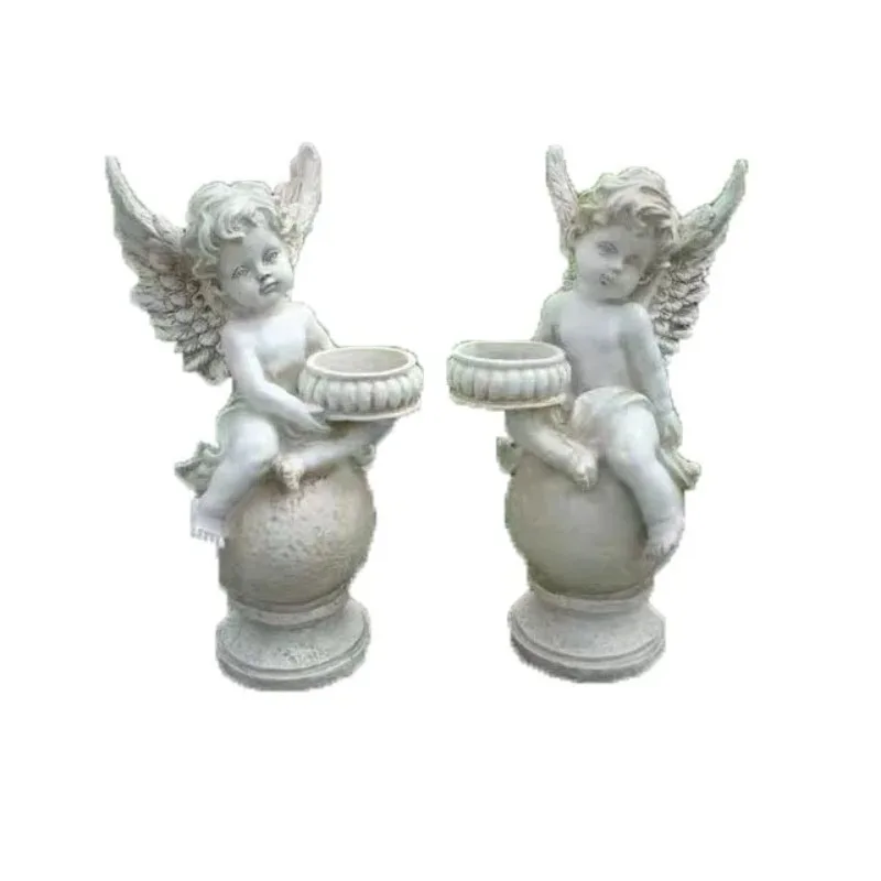 

Silicone Molding Concrete Cement Humanity and Angel Statues Decoration Mould Use for Garden Sculpture Fiberglass Molds