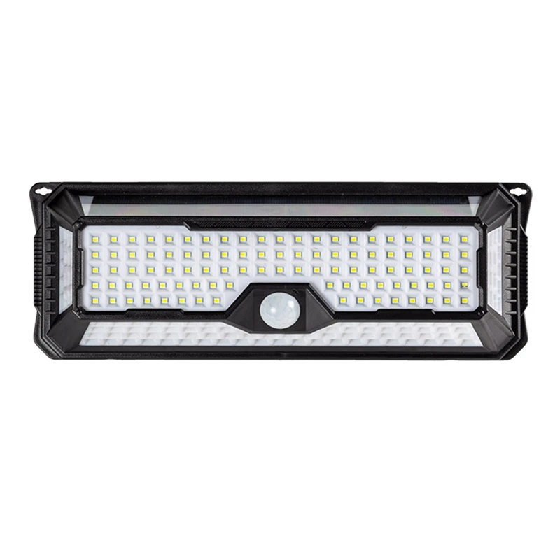 luzes solares exteriores com o sensor de movimento duravel largo do angulo ip65 waterproof 202 leds 4000lm 01