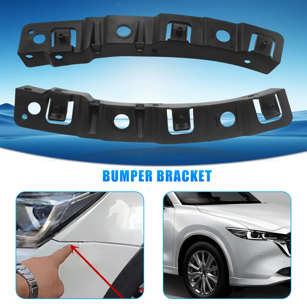 For Mazda CX-5 2017-2023 OEM Quality Front Bumper Bracket Set Left and Right - High Strength