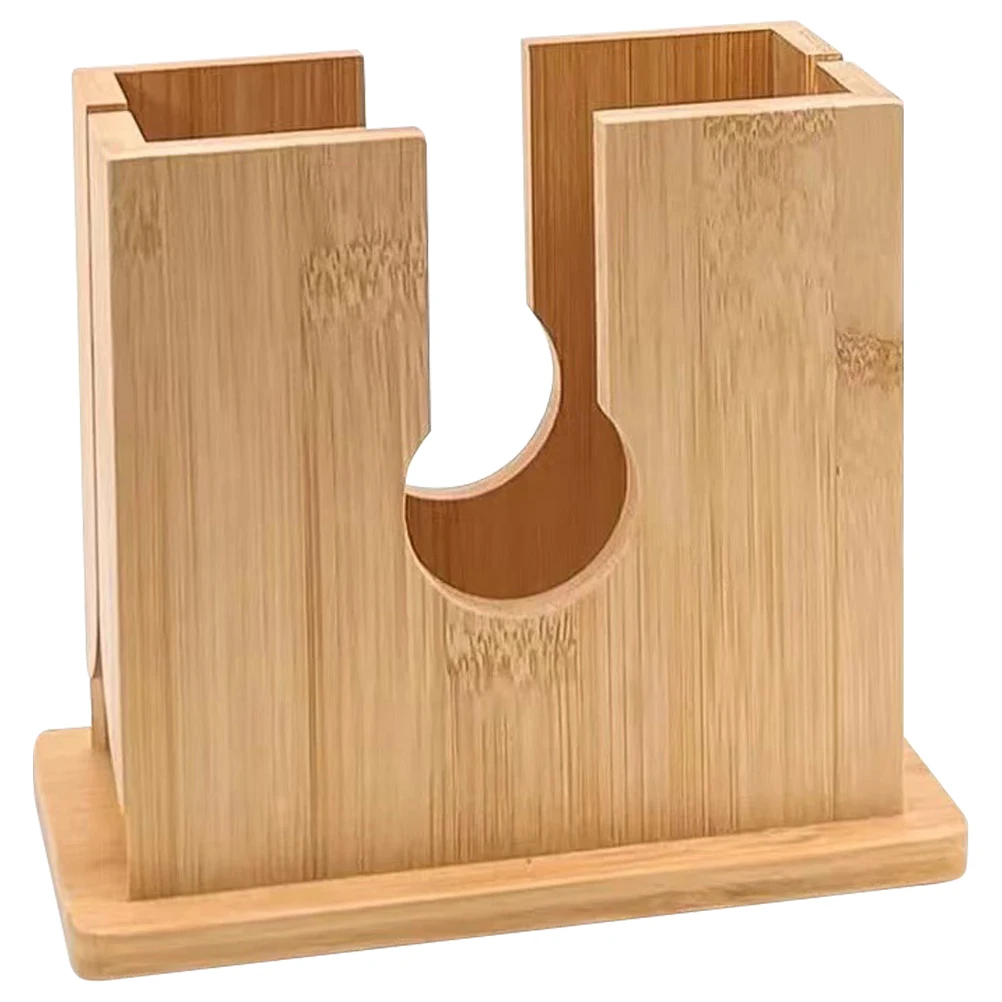 

1pc Wooden Bread Tool Anti-Slip Base Manual Bagel Cutter Serrated Knife Kitchen Food Slicer Pastry Toast Sandwich Slicer