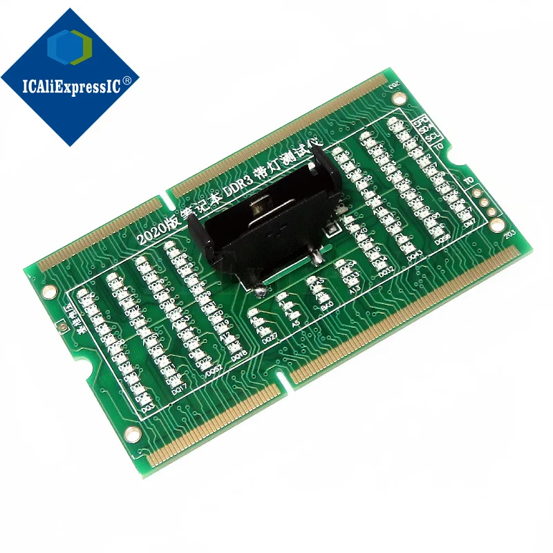 1piece New notebook memory DDR3 forward and reverse dual-use tester with light