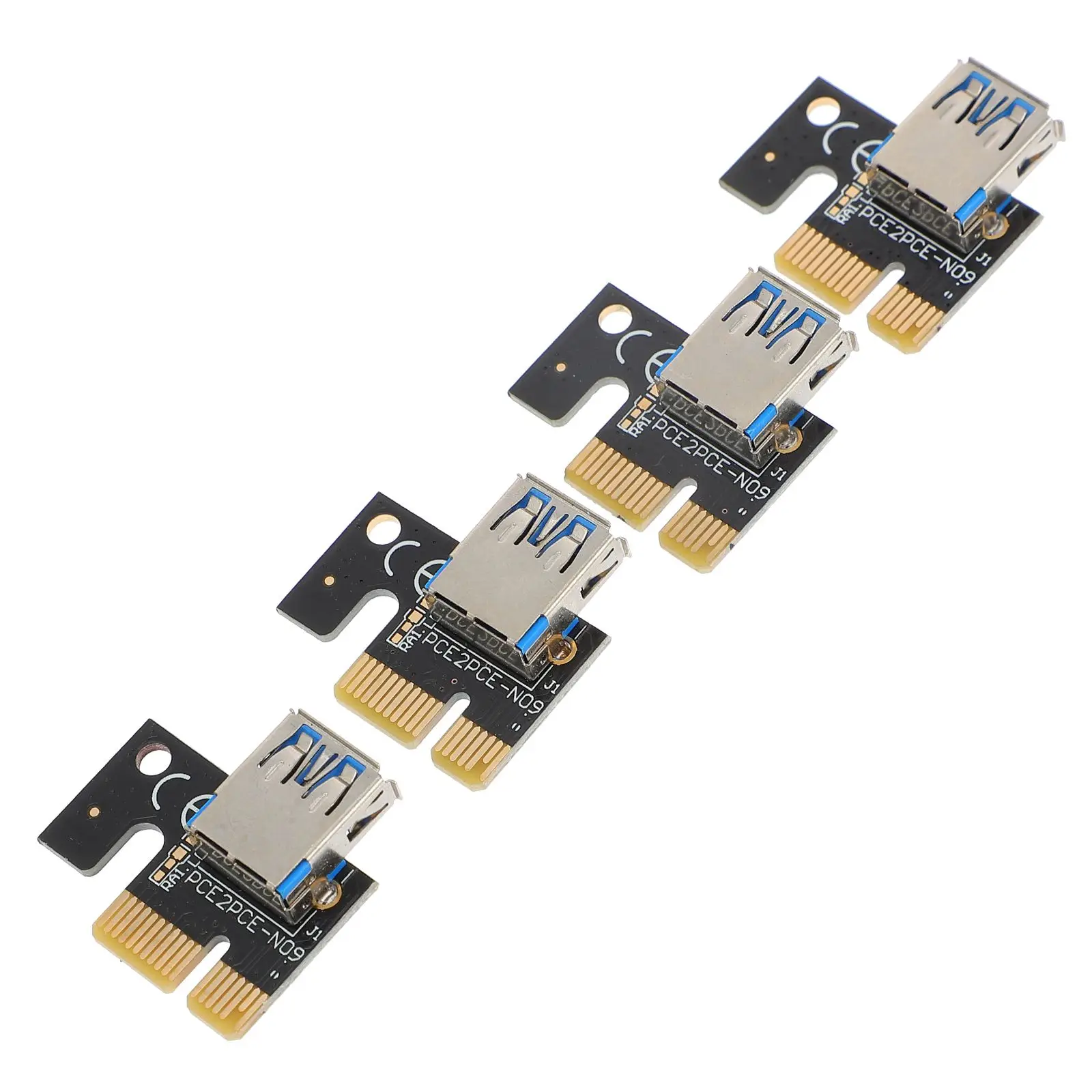 

USB to PCI-E Adapter Cards Riser 1X to 16X Converters High Quality Computer Parts Stable Performance Easy Install