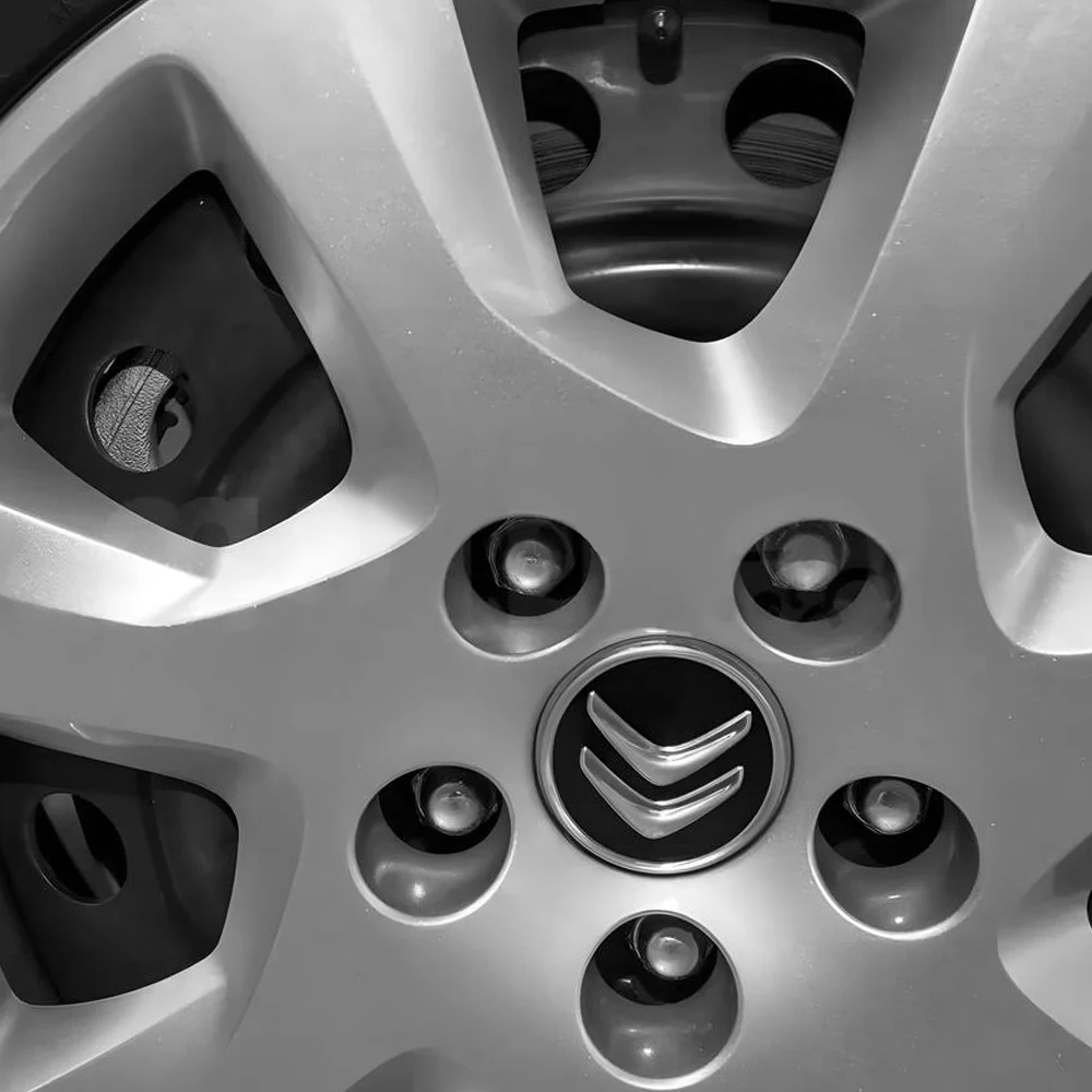 4 قطعة عجلة السيارة الأصلية محور قبعات السيارات Huncap غطاء لسيتروين ثاب C3 C1 C4 C5x7 VTS Aircross بيكاسو اكسسوارات الديكور