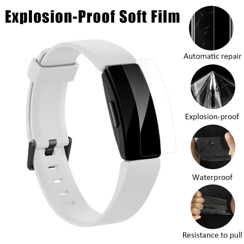 For Fitbit Inspire 3 2 HR Fitbit Luxe Screen Protector Protective Film for Fitbit Luxe Fitbit Inspire 3 2 HR Hydrogel Film Foil