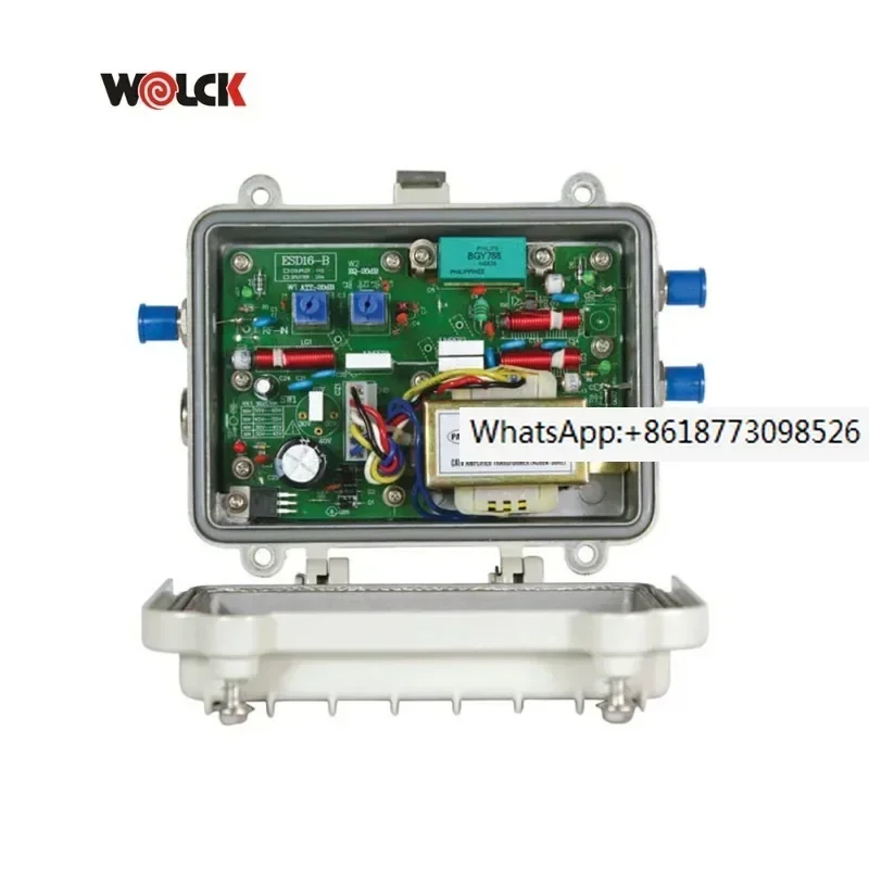Factory Price 860Mhz Cable Trunk Amplifier 30dbm Gain Catv Outdoor Return Path Rf Amplifier