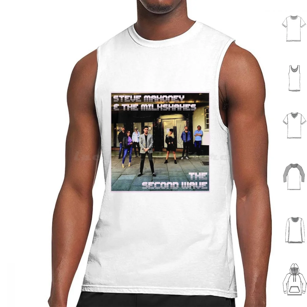 The Second Wave-Steve Mahoney & The Milkshakes Tank Tops Vest Sleeveless Steve Mahoney The Milkshakes 80S 80S Music Roll Uk