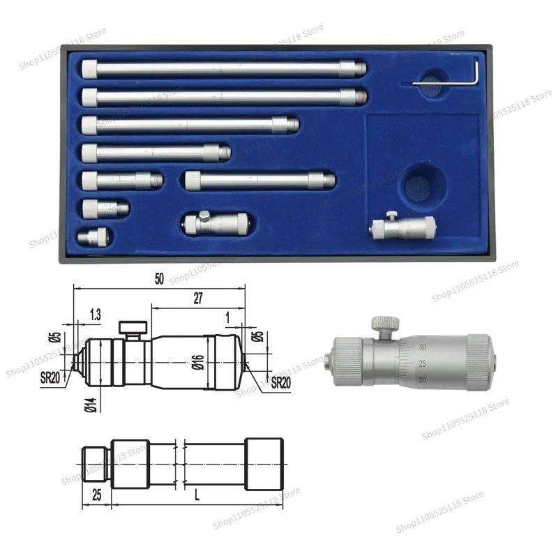 For Two-point Inner Diameter Micrometer 271-101LT