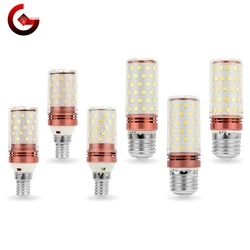 1/2/4pcs 6w 8w milho levou lâmpada e27 e14 lâmpada 60/80leds smd2835 220v 110v lâmpada led decoração de casa luz de velas do candelabro