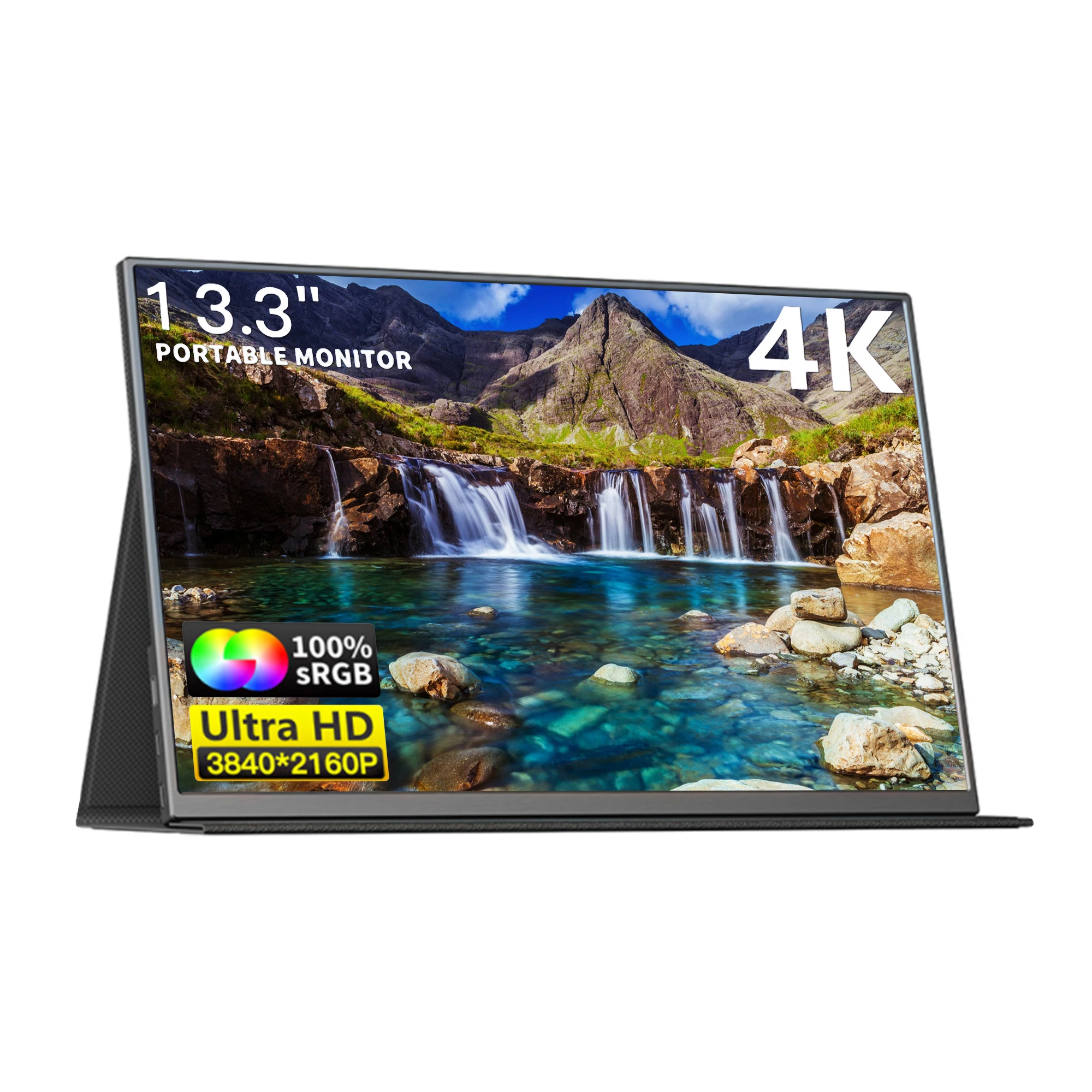 Pantalla táctil 4K UHD para ordenador portátil, Monitor de 13,3 pulgadas, IPS, 100%, SRGB, HDR, gran oferta