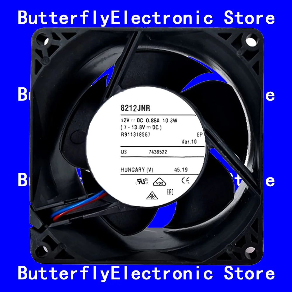 

НОВЫЙ ОРИГИНАЛЬНЫЙ 8212JNR 8212 JNR 12 В постоянного тока 10,3 Вт 8038 80*80*38 мм ОХЛАЖДАЮЩИЙ ВЕНТИЛЯТОР