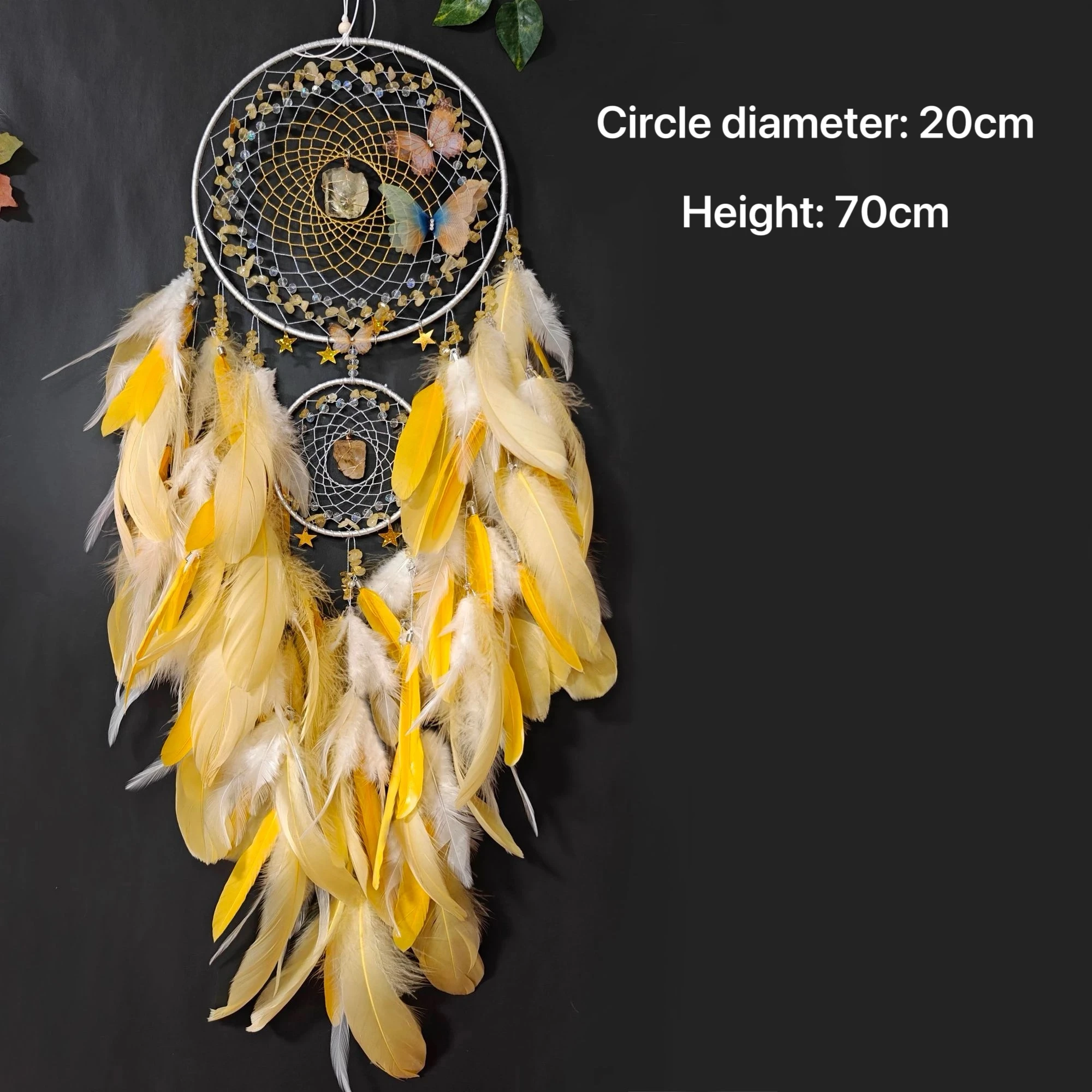 calda-piuma-gialla-acchiappasogni-rete-citrino-farfalla-decorazione-della-stanza-decorazione-da-appendere-fatta-a-mano