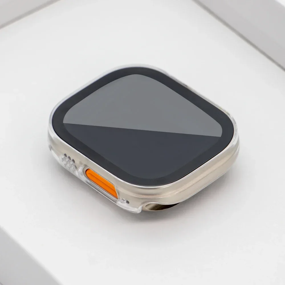 Apple Watch用スクリーンプロテクター,iwatch 8,7,6,5,4,9,49,45,41mm用強化ガラススクリーンプロテクター44mm、40mm