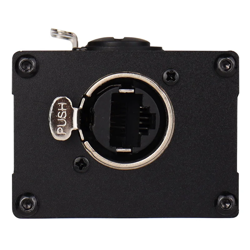 FORW-2Pair 4 canaux 3 broches XLR ou 6.3Mm Audio et DMX sur l'extension de câble réseau, extension de Signal réseau DMX512 mâle + femelle