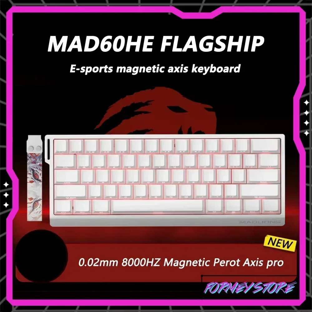 VGN VXE MADLIONS Mad60/68HE Mechanical Magnetic Switch Keyboard 8k Wired Rgb Hot Swap Custom Keyboard Esports Accessory Gifts