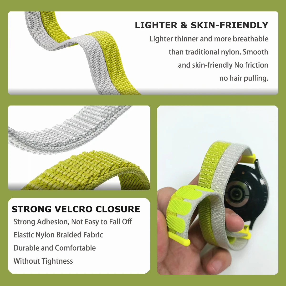 حزام نايلون حلقي لساعة شاومي و - مراجعة Xiaomi Smartwatch S3 Accessories وسعره
