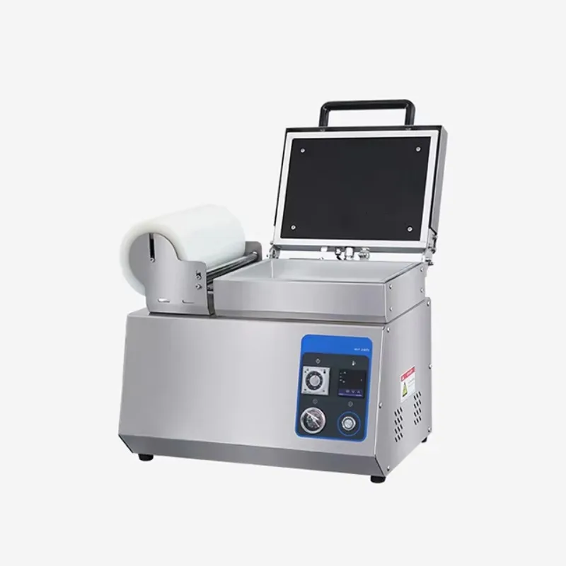 

Vacuum Skin Packaging Machine MAP Tray Sealer Thermoforming For Fresh Beef Salmon Meat Seafood Preservation