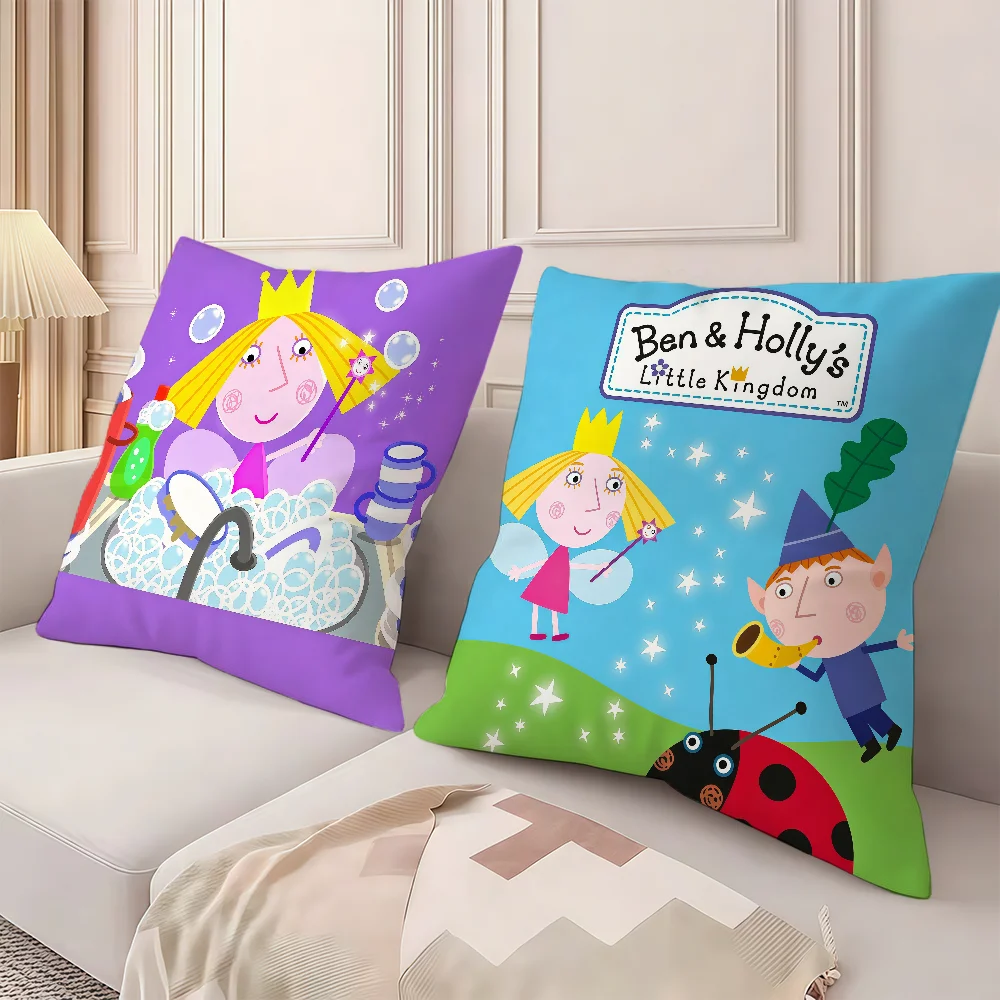 cushion cover Fashionable Style pillowcase Comfortable Cartoon sofa Little Bedroom Kingdom B-Ben Personalized Hollys Decoration