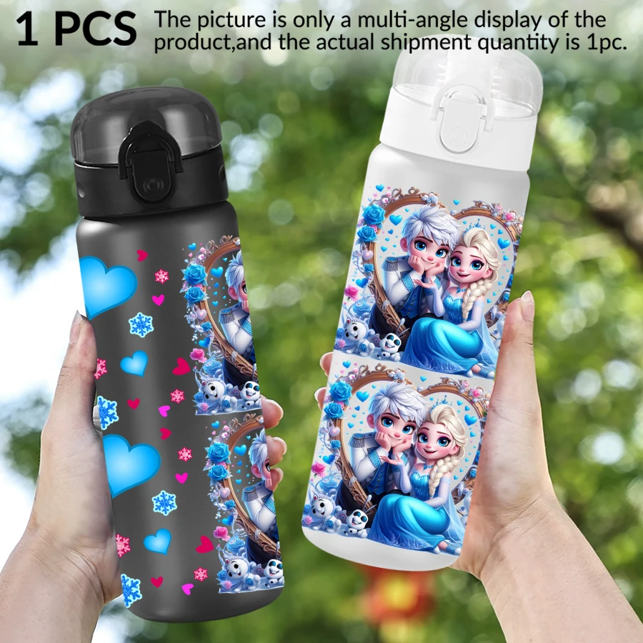 1 قطعة ديزني فروزن/إلسا آنا/نمط 26 أوقية زجاجة مياه بلاستيكية كوب رياضي كهدية عيد ميلاد/العودة إلى المدرسة #5