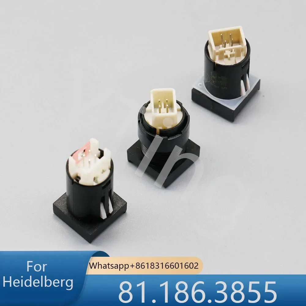 10 Pieces 81.186.3855 Heidelberg CPC Push Button for SM102 CD102 SM74 Printing Machine 81.186.3855