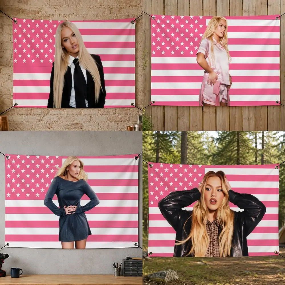 Music Star Talent Music Legendary Original F-Freya Skye Flags Flag Banner for Bedroom Dorm Party Home Living Room Game Room Gift