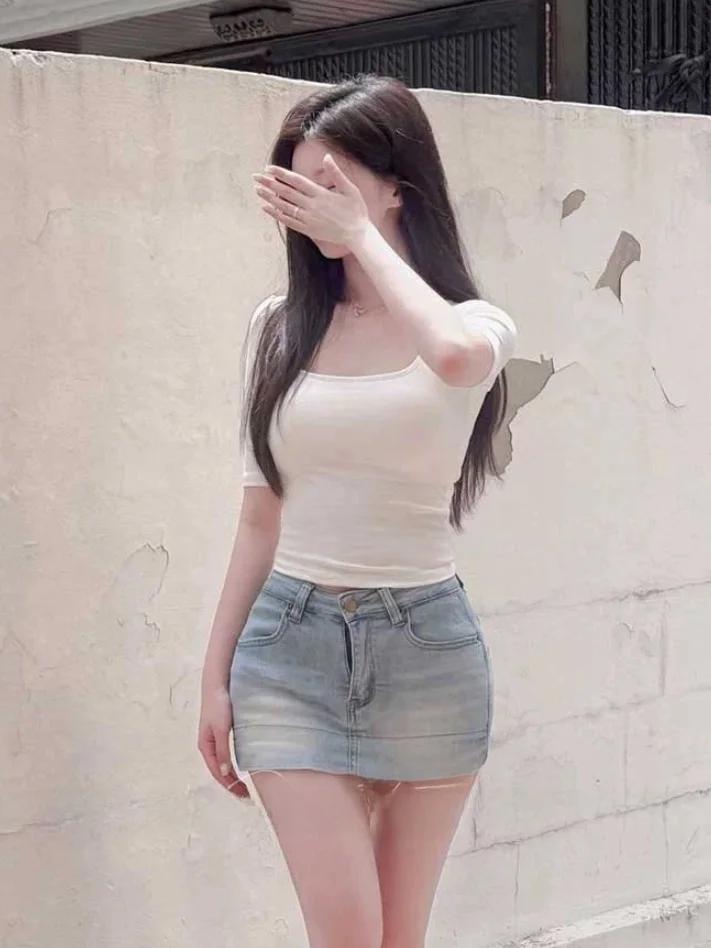 Perfectly Tailored  Denim Skirt Butt Enhancing Bodycon Summer Fashion for Women mid Waist Other Material Other Process