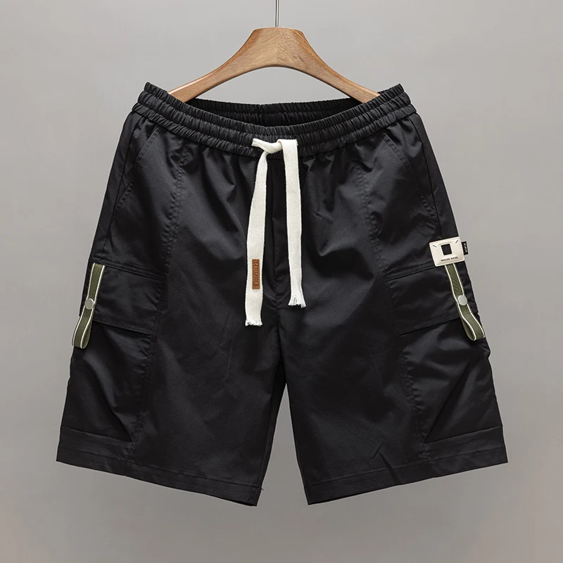 

TRAF 2024 New Fashion Trend Casual Shorts Boys Summer Thin Five-Point Breeches Boys Loose Men's Sports Cargo Pants