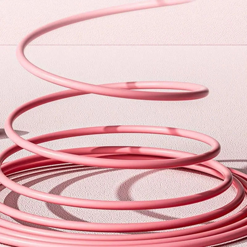 Lightweight PVC Jump Rope 2.8m Adjustable Length Skipping Rope for Kids & Adults Home Gym & School Sports gallery 5