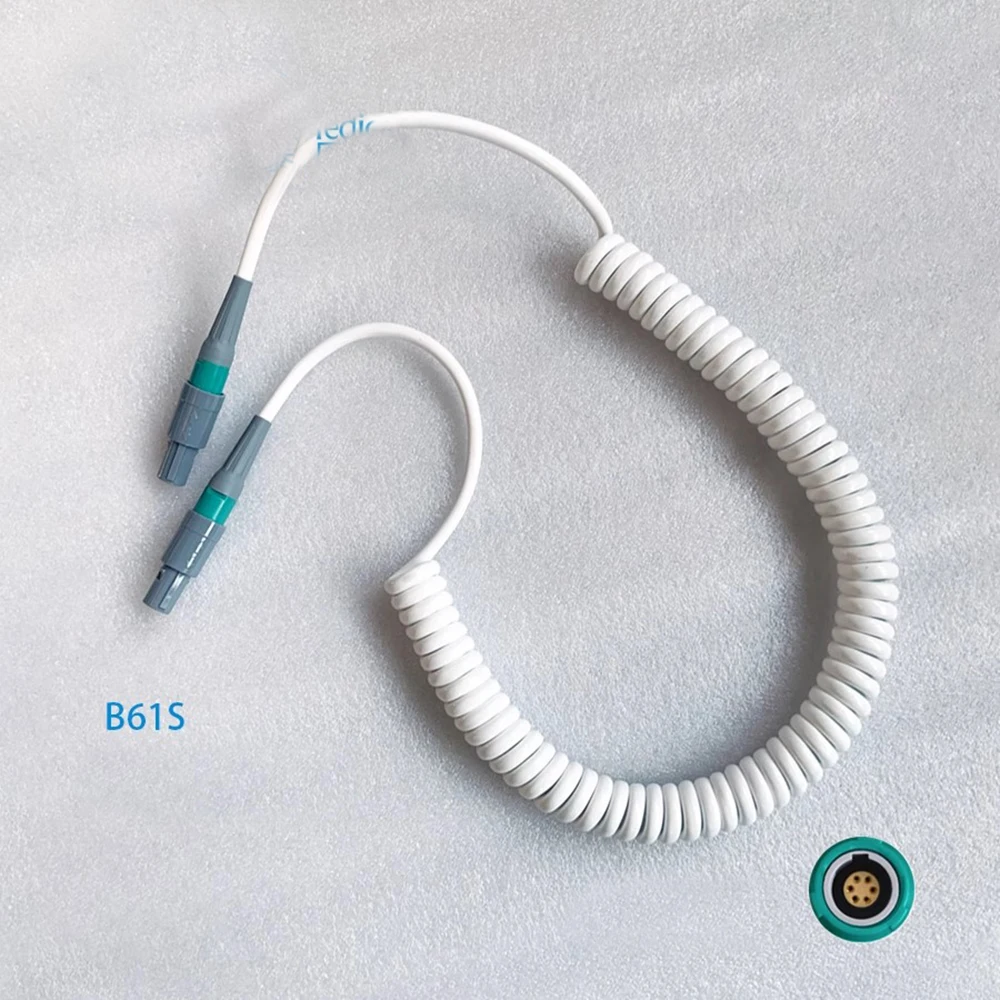 Dental Intraoral Endoscope Spring Spiral Telescopic Two End 6-pin Plug Connection Wire Endoscope Handle Wire