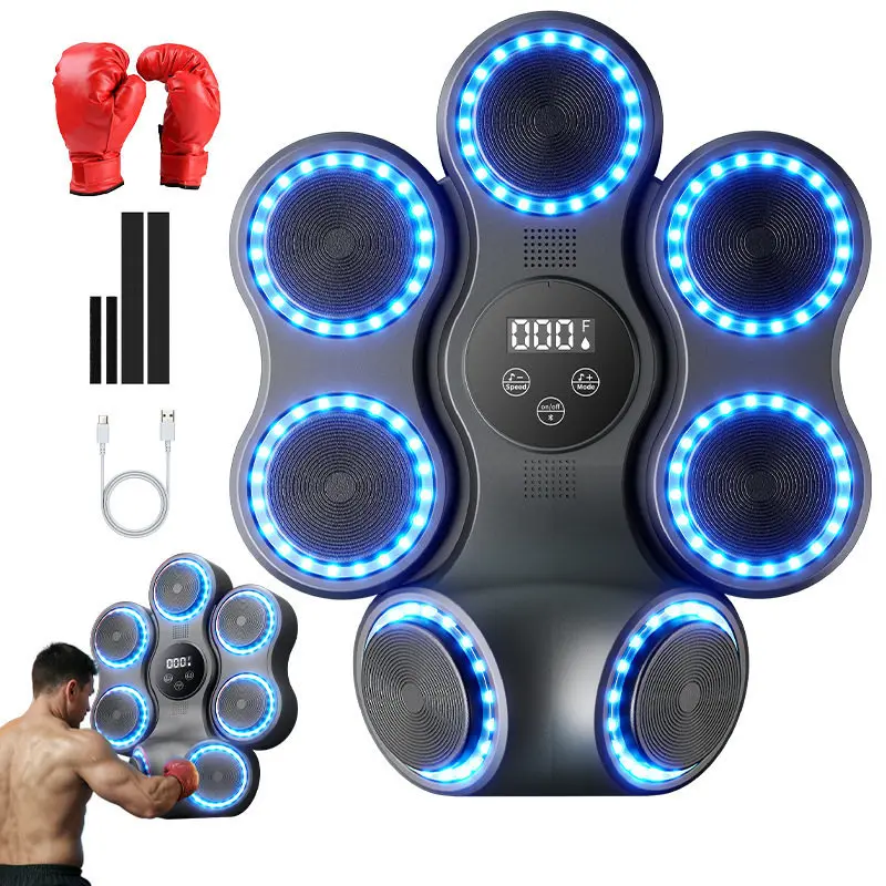 Smart Music Boxing Target Home Trainer Reaction Wall Target Children Beat Rhythm Adult Training