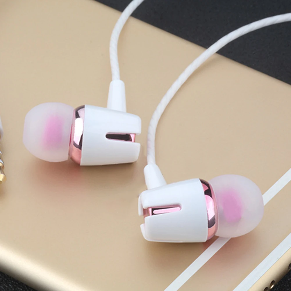 Wired Headphones Noise Cancelling In-ear Earphone Headset With Mic Stereo  Music Sports Earbuds For Mobile Phone Laptop ﻿