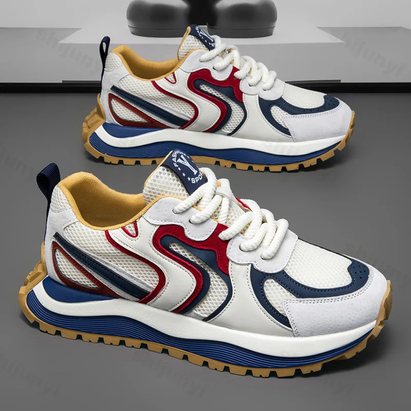 

LiveDay мужские летние сетчатые дышащие кроссовки модные спортивные кроссовки на шнуровке для бега на мягкой подошве легкая удобная повседневная обувь