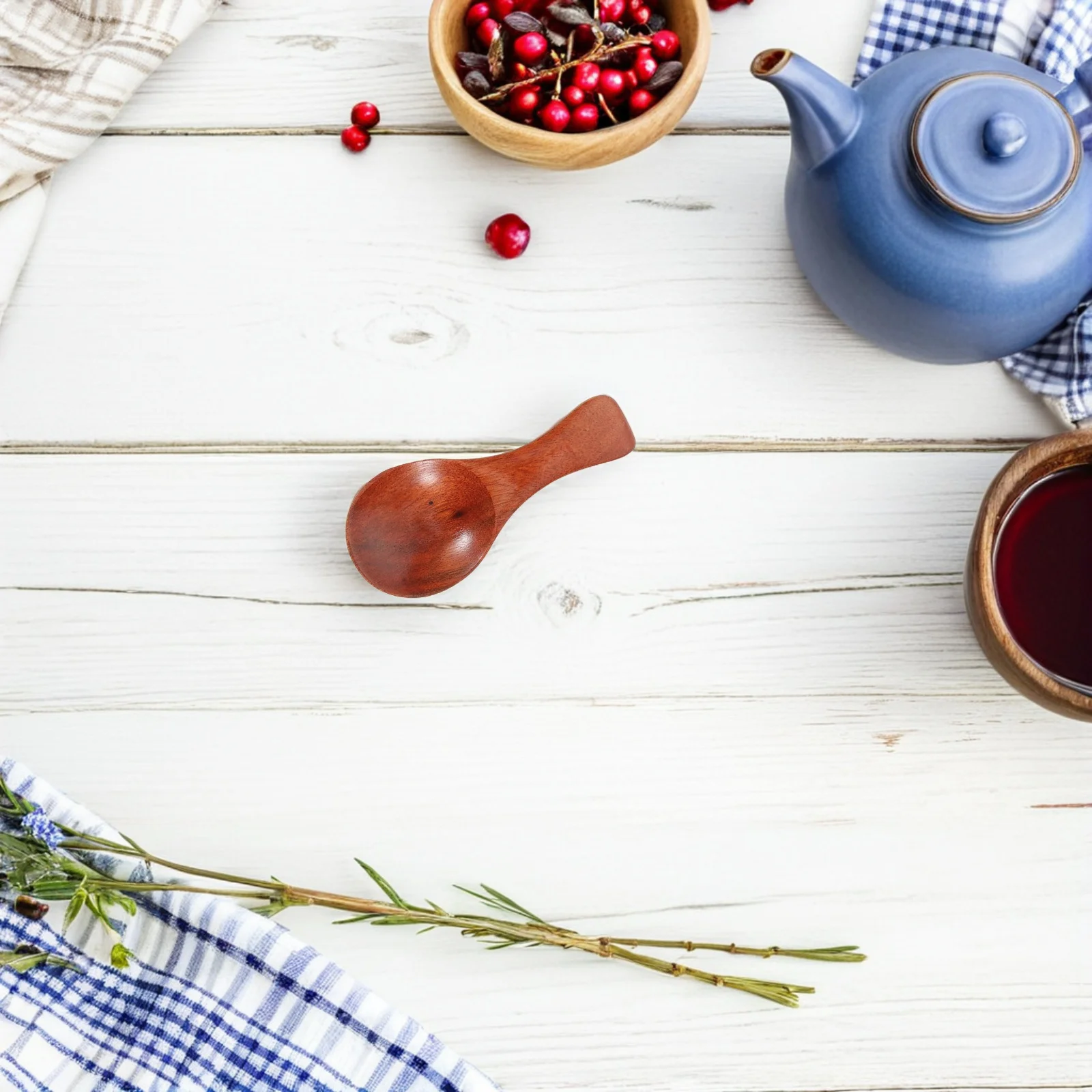 

8pcs For Ice Cream Stir Small Ice Cream Spoons Wooden Jam Small Spice Scoops Spoons Wooden Scoop For Jars 3.34\