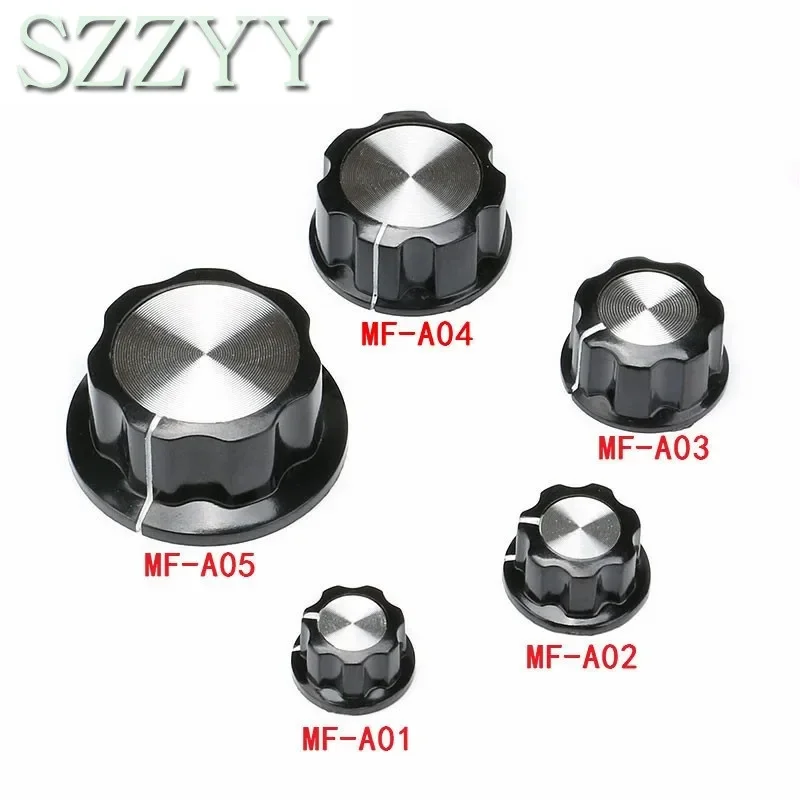 

5Pcs MF-A01 MF-A02 MF-A03 MF-A04 MF-A05 Potentiometer Knob WH118/WX050 Rotary Switch Electronic 6mm