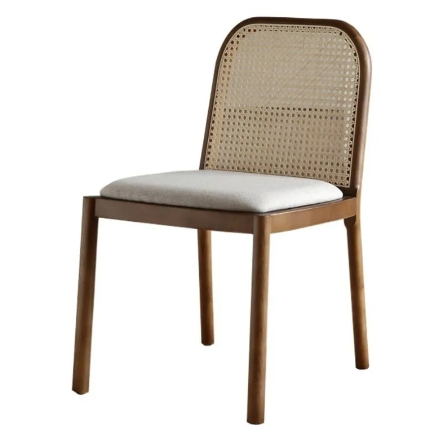 

Meeting Nordic Chairs, Luxury Dining, Home Upholstered Table, Study, Hotel Minimalist Rattan Stools Bedroom Chair