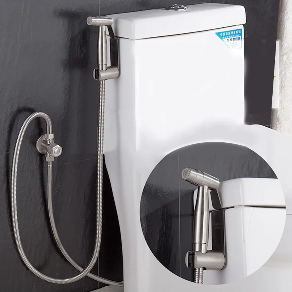 304 Stainless Steel Shower Head Hook Wall Mounted Holder for Bathroom with Simple Installation and Elegant Design
