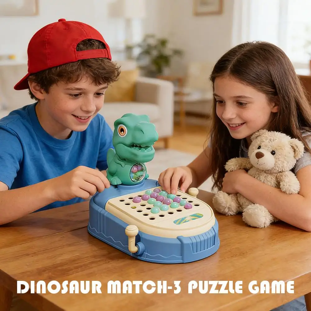 لعبة ألغاز ديناصور Match-3 ألعاب طاولة تعليمية لعبة مطابقة الألوان ألعاب المنطق لعبة تفاعلية للأطفال #4
