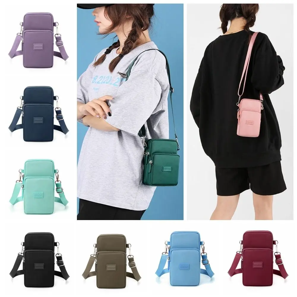 Mini Versatile Purses Vertical Change Bag Wallet Shoulder Bag Crossbody Bags Mobile Phone Bag Inclined Bag