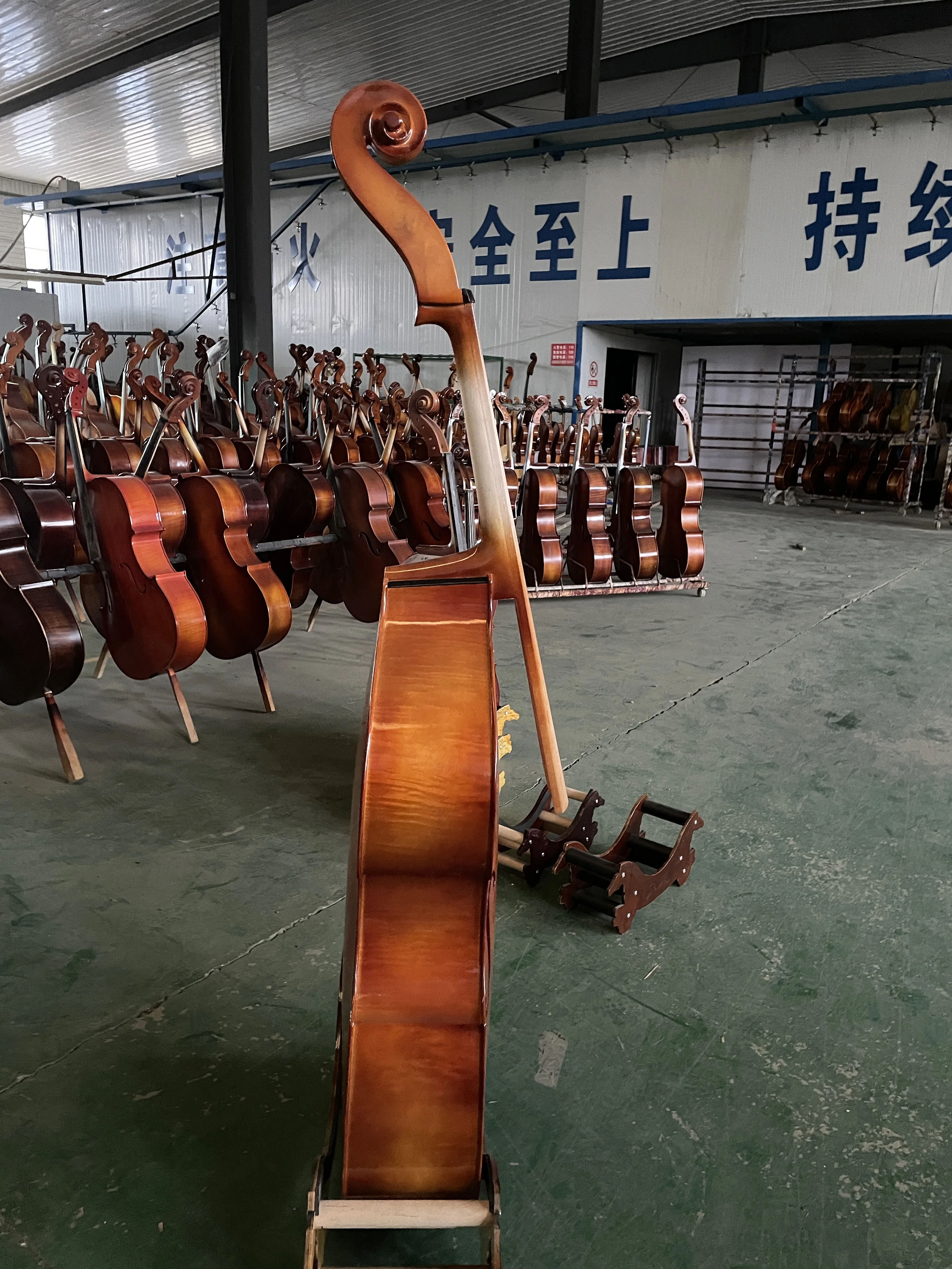 Double Bass Double Bass Plywood, 3/4 upright Bass, 100% Manual Bass, Poweiful Sound, All Accessories