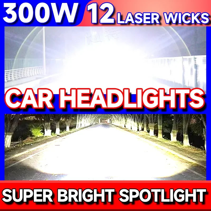 

300W H7 H4 H11 LED CANBUS Lamp 9005 HB3 9006 HB4 H8 H9 9012 HIR2 Car LED Headlight Bulb 36000LM 12V 24V Auto Headlamp