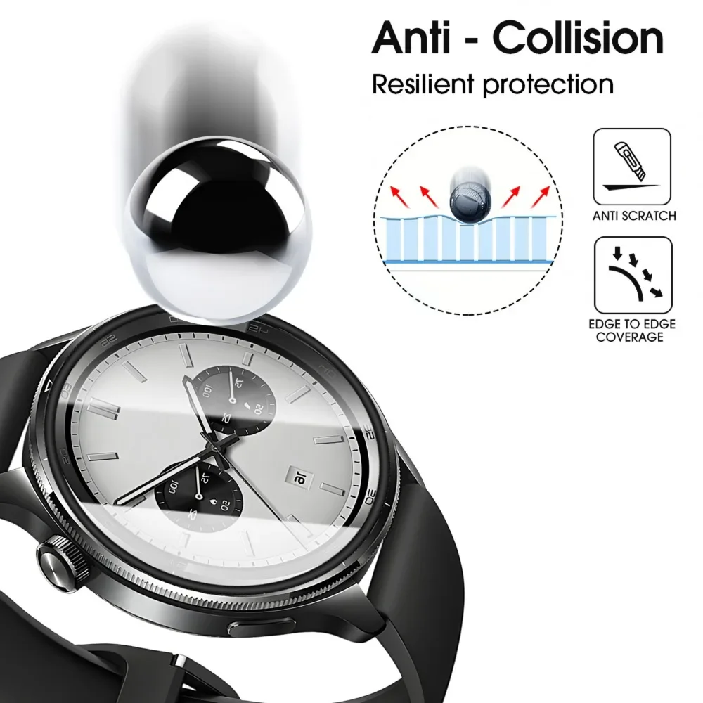 Proteggi schermo con pellicola morbida per Xiaomi Watch S4 HD Pellicola protettiva antigraffio Smartwatch Pmma non in vetro per Xiaomi Watch S4