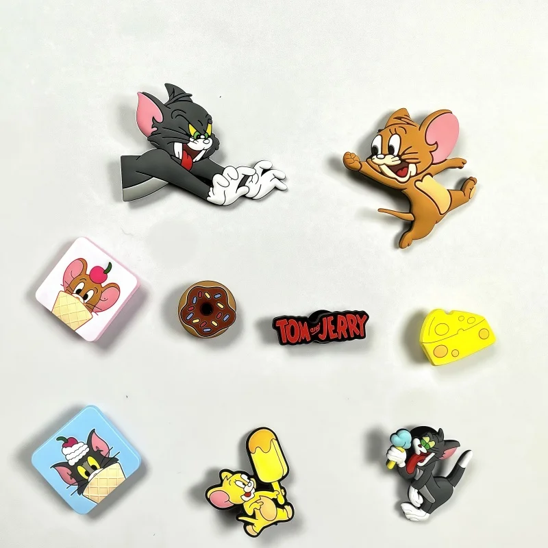 

9pcs NEW Cat Shoe Charms Cartoon Series ​for Shoe Charms Accessories for Classic Clog Shoe Decoration Kids Gifts jibbitz Crocodi